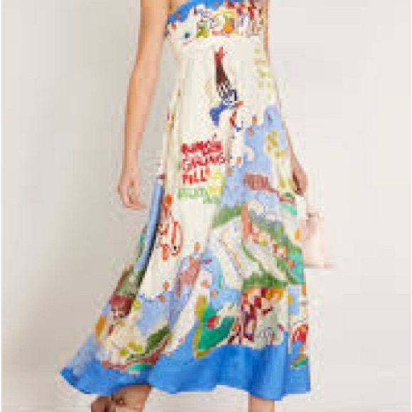 Alemais Nadia Linen Sundress - 4 - NWT - Picture 6 of 8